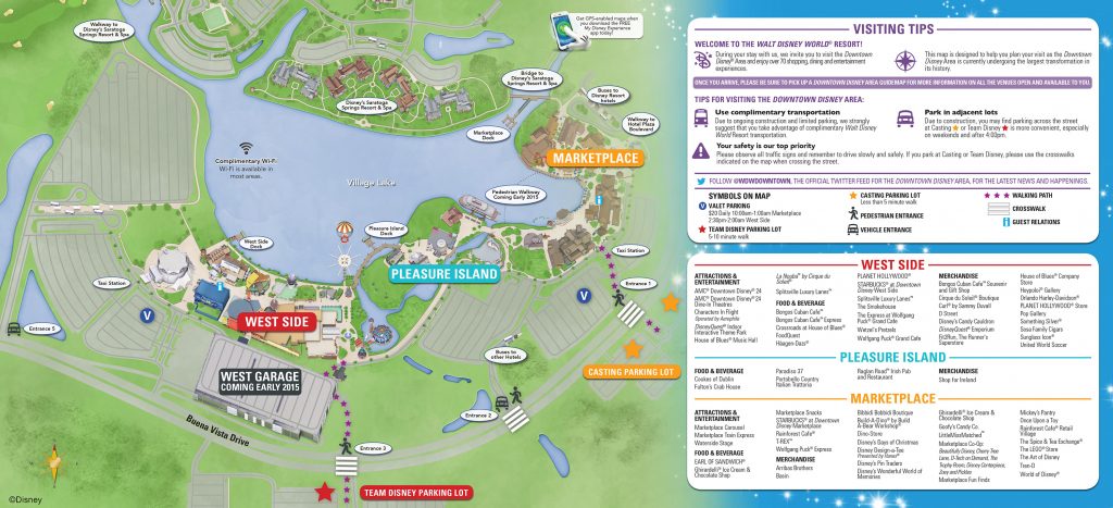 Downtown Disney Parking Information & Tips | Disney Parks Blog - Map Of ...