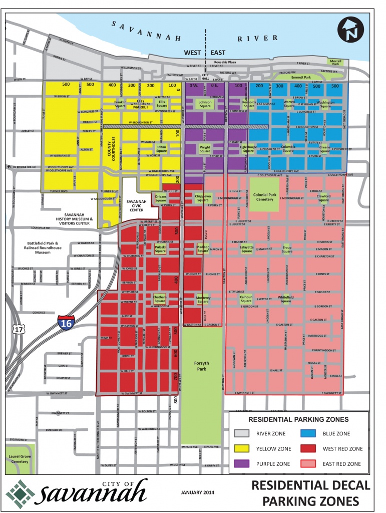 Downtown Neighborhood Association Of Savannah Ga Inc - New - Printable Map Of Savannah