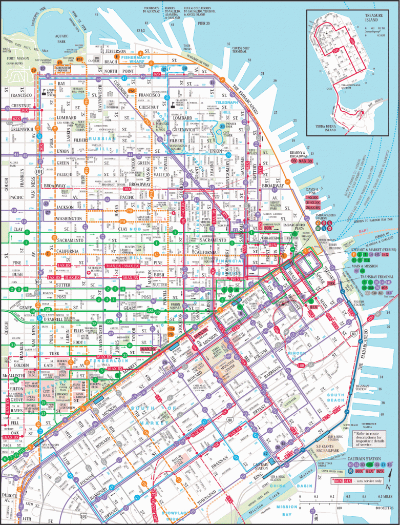 Downtown San Francisco Transit Map | Next Vacation Ideas - Printable Map Of San Francisco Downtown
