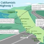 Driving California's Scenic Highway One   California Scenic Highway Map