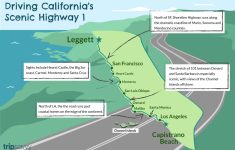 Driving California's Scenic Highway One - Route 1 California Map