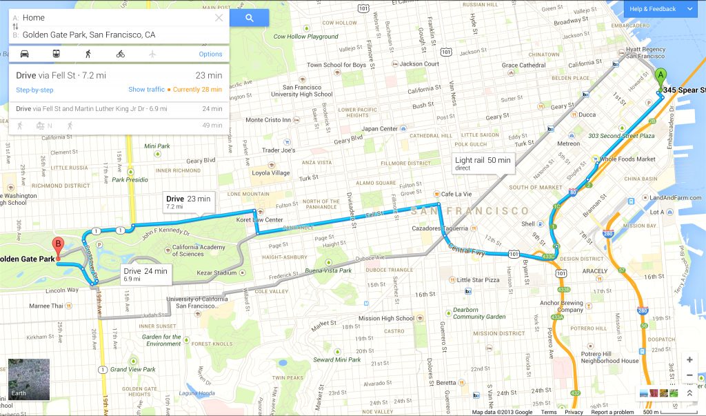 Driving Directions On Google Map - Capitalsource - Printable Directions