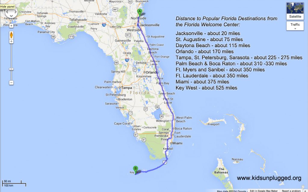 Driving From New York To Florida A Step By Step Itinerary Kids Map Of I 95 From Florida To New York 2 1024x640 