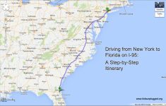 Driving From New York To Florida – A Step-By-Step Itinerary | Kids - Map Of I 95 From Florida To New York