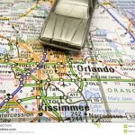 Driving To Disney Stock Photo. Image Of Chauffeur, Guide   29675788   Road Map To Orlando Florida