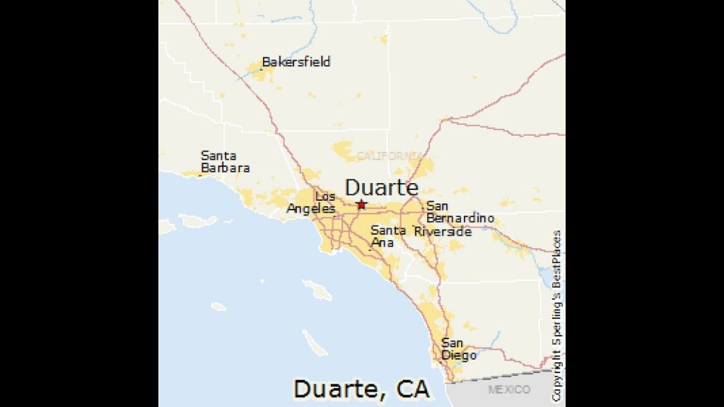 Duarte, California Youtube Duarte California Map Printable Maps
