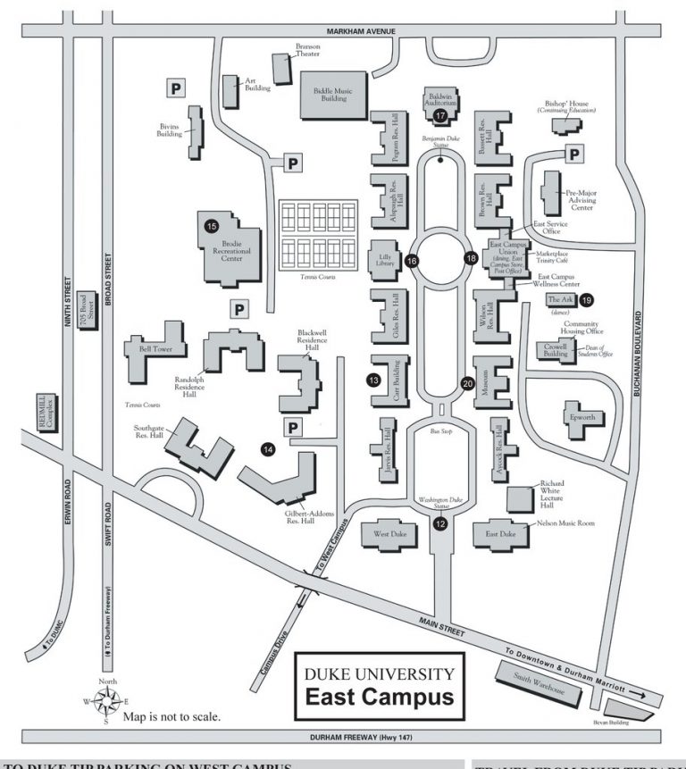 Duke Medical Campus Map