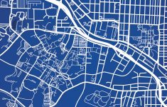 Duke University Campus Map Art - The Map Shop - Duke University Campus Map Printable