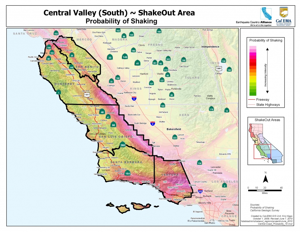 Earthquake Country Alliance: Welcome To Earthquake Country! - California Earthquake Map