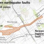 Earthquake Fault Maps For Beverly Hills, Santa Monica And Other   California Fault Lines Map