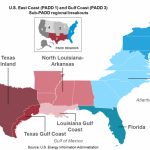 East Coast And Gulf Coast Transportation Fuels Markets   Energy   Texas Refineries Map