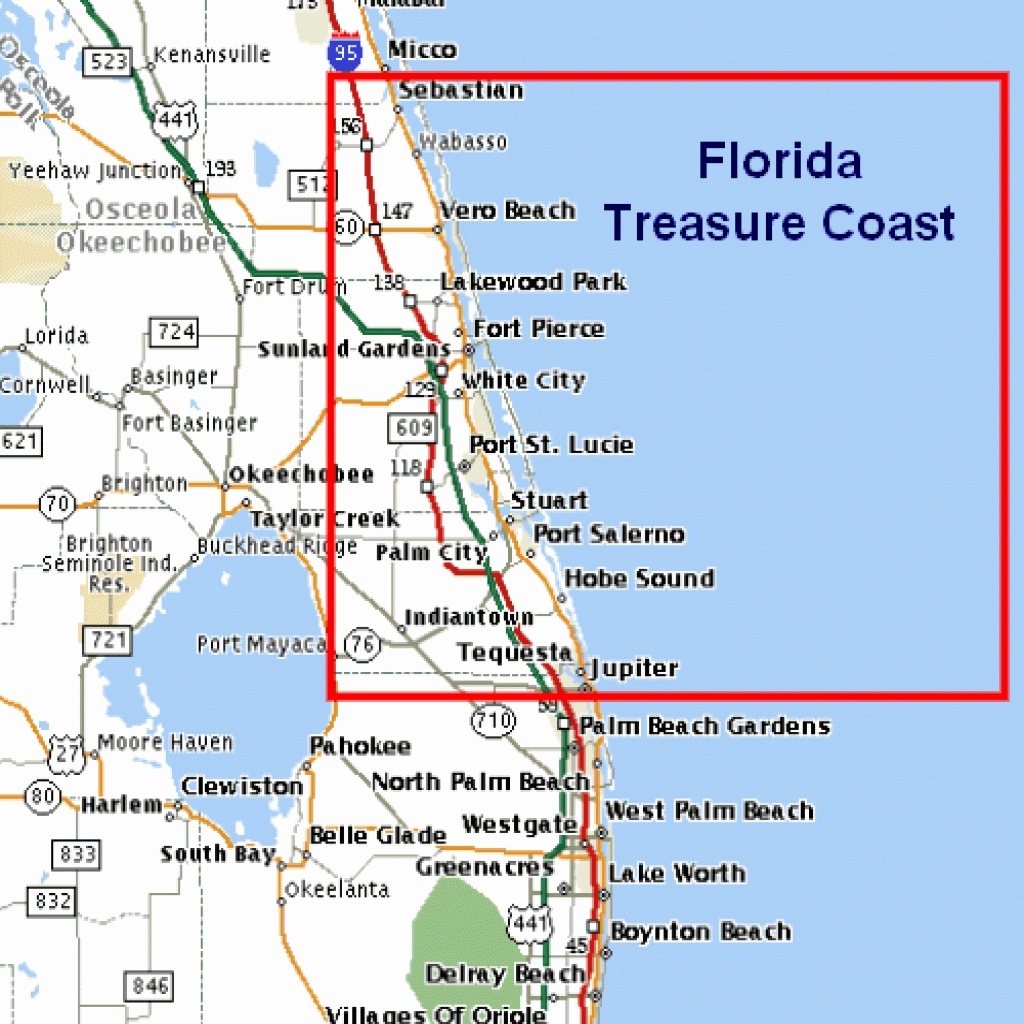 East Coast Beaches Map Lovely Florida East Coast Beaches Map Palm - Map Of Florida Coast Beaches