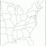 East Coast Of The United States Free Map, Free Blank Map, Free   Printable Map Of Eastern United States