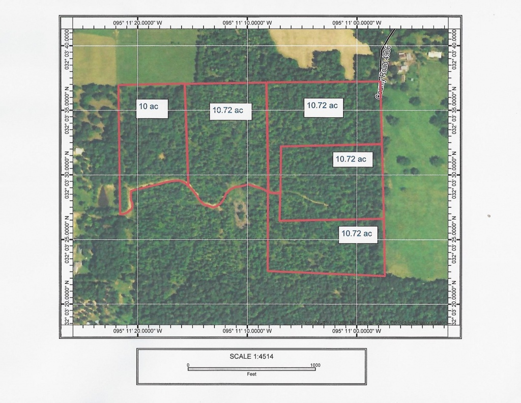 East Texas Land For Sale - Texas Land For Sale Map