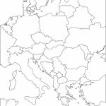 Eastern Europe Printable Blank Map, Royalty Free, Country Borders   Printable Map Of Eastern Europe