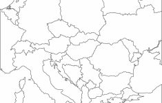 Eastern Europe Printable Blank Map, Royalty Free, Country Borders - Printable Map Of Eastern Europe