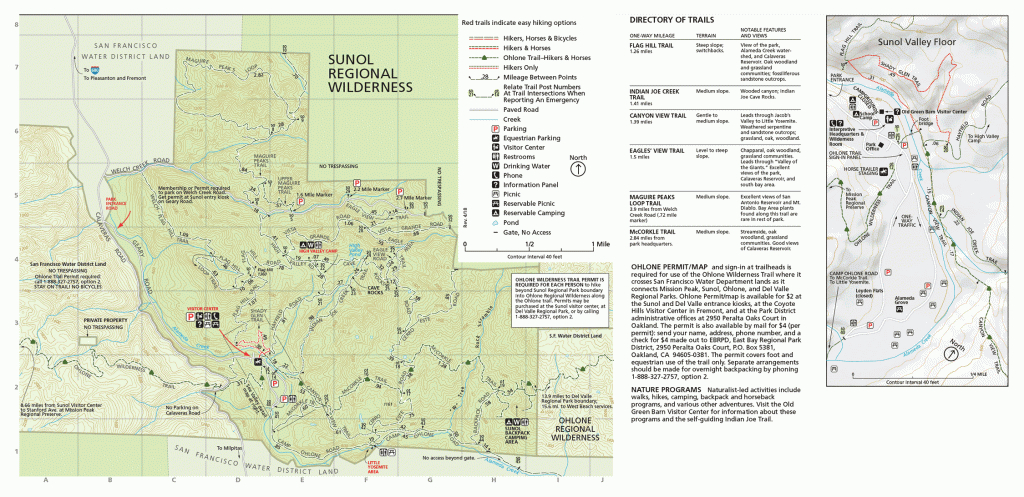 Ebrpd - Sunol - California Wilderness Map