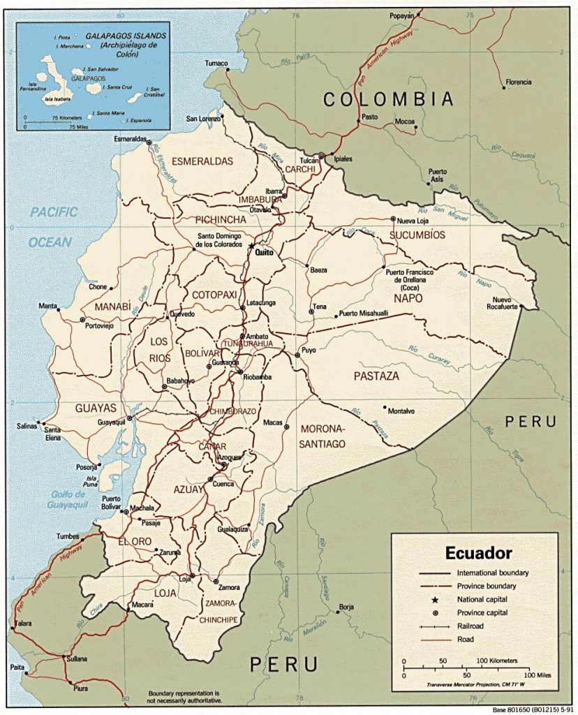 Ecuador Maps | Printable Maps Of Ecuador For Download - Printable Map Of Ecuador