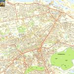 Edinburgh Offline Street Map, Including Edinburgh Castle, Royal Mile   Edinburgh City Map Printable