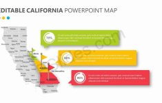 Editable California Powerpoint Map | Pslides - Free Editable Map Of California Counties