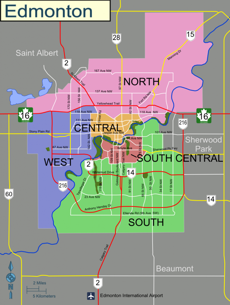 Edmonton – Travel Guide At Wikivoyage - West Edmonton Mall Map Printable