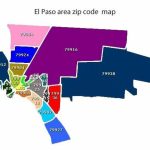 El Paso Zip Code Map   Carte De El Paso County Texas (Texas   Usa)   El Paso County Map Texas