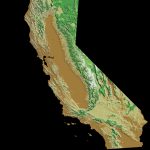 Elevation Map Of California, Usa   Mapsroom | Mapsroom   California Topographic Map