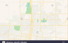 Empty Vector Map Of Amarillo, Texas, Usa, Printable Road Map Created - Printable Map Of Amarillo Tx