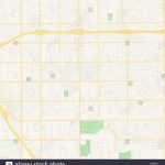 Empty Vector Map Of Chino, California, Usa, Printable Road Map   Chino California Map