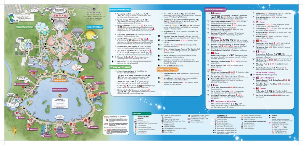 Epcot-Map-2 | Dis Blog - Printable Map Of Epcot 2015