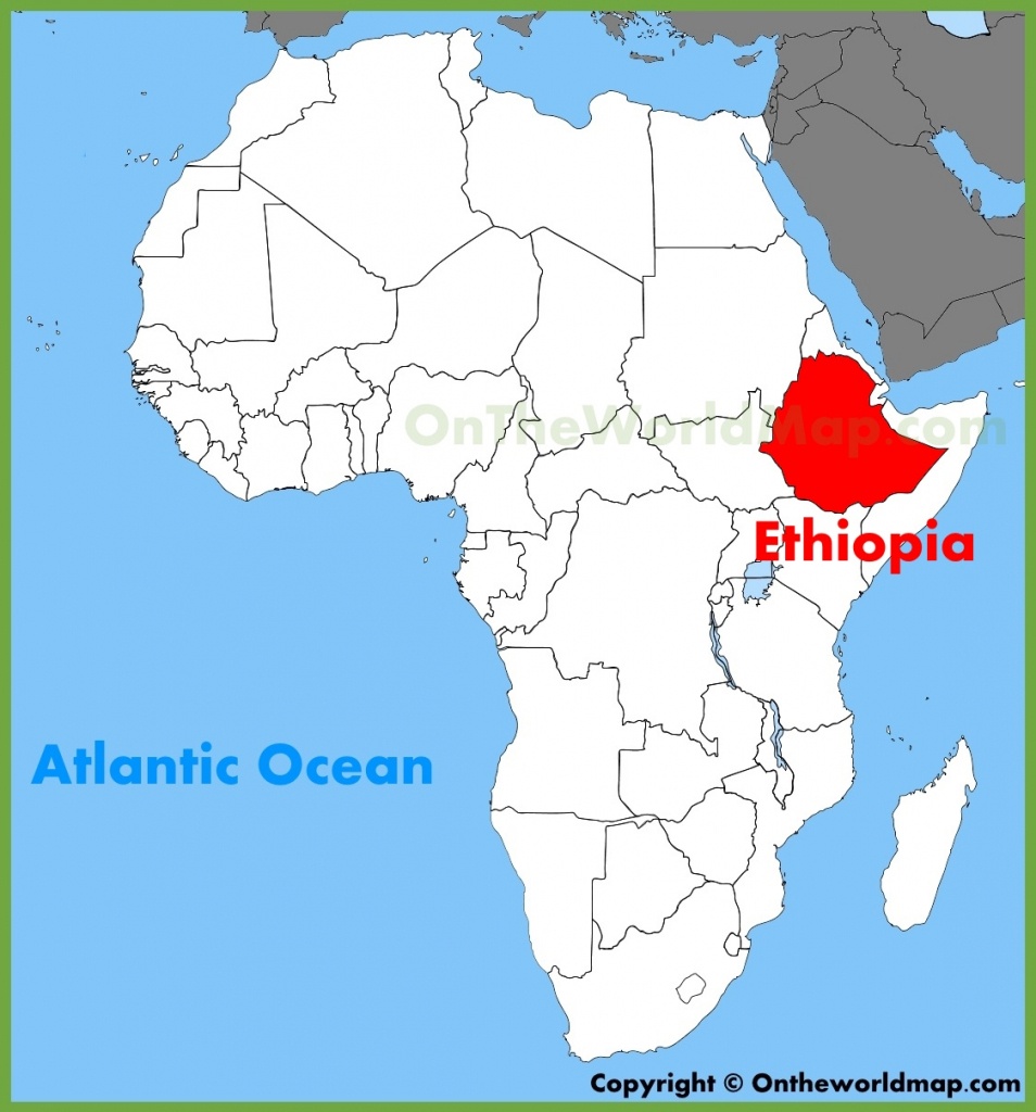Ethiopia Maps | Maps Of Ethiopia - Printable Map Of Ethiopia