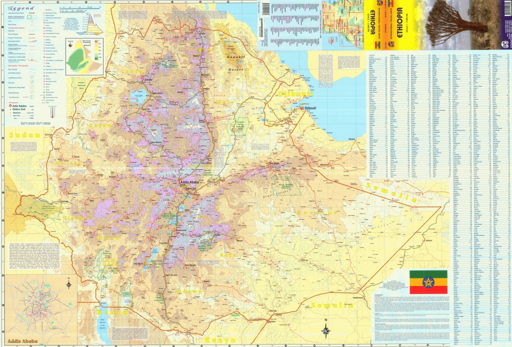 Ethiopia Maps | Maps Of Ethiopia - Printable Map Of Ethiopia