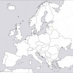 Europe Blank Map   Blank Political Map Of Europe Printable