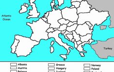 Europe Coloring Map Of Countries And Lists And Other Stuff - Europe Map Quiz Printable
