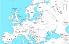 Europe Countries Blank Map | Sitedesignco - Printable Blank Map Of European Countries