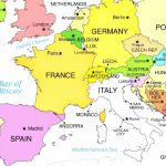 Europe Countries On Printable Map Of With World Maps Within | Maps   Europe Travel Map Printable