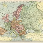 Europe Map, Vintage Map Download, Antique Map, C. S. Hammond   Printable Antique Maps
