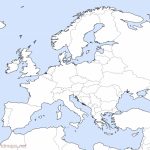 Europe Outline Maps  Freeworldmaps   Europe Outline Map Printable