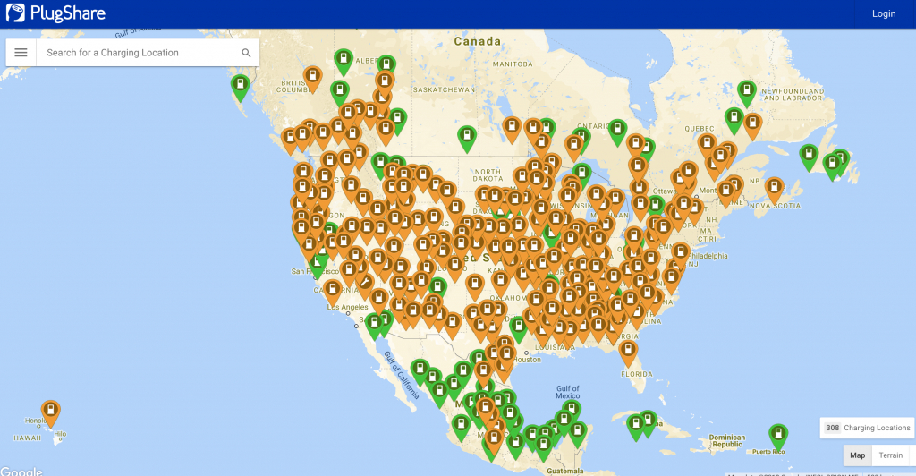 Evolution &amp;amp; Current State Of Public Ev Charging In Usa | Cleantechnica - Charging Station Map California