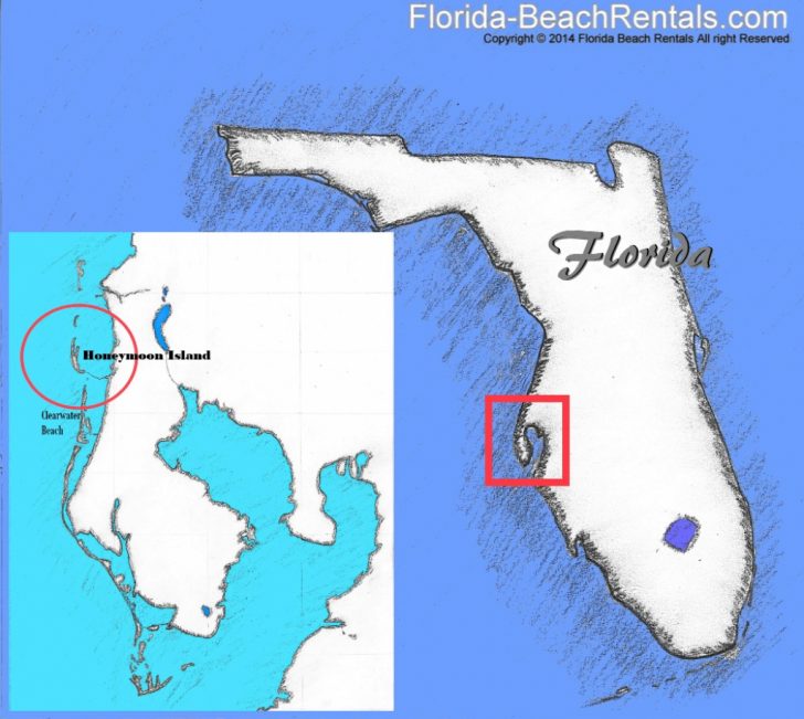 Honeymoon Island Florida Map