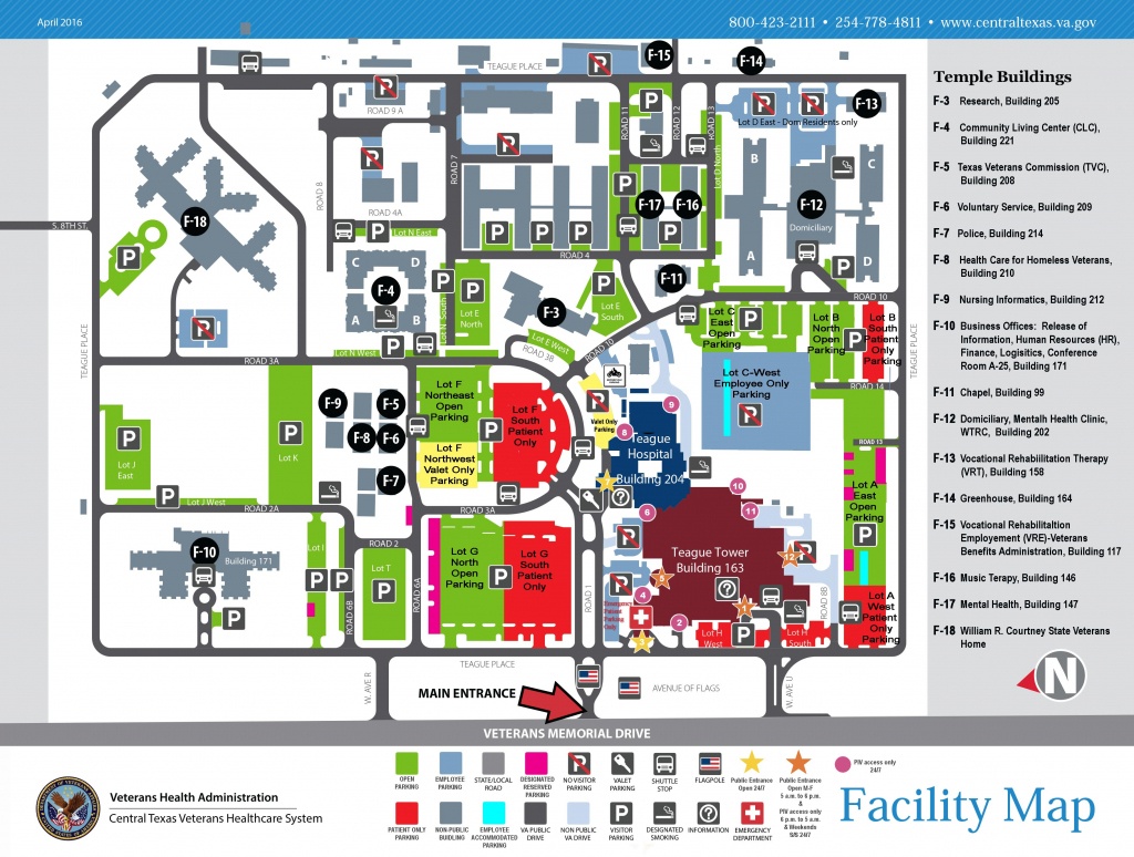 Facility Maps - Central Texas Veterans Health Care System - Texas Health Dallas Map