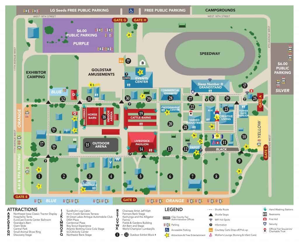 Fairgrounds Map - Clay County Fair And Events - Florida ...