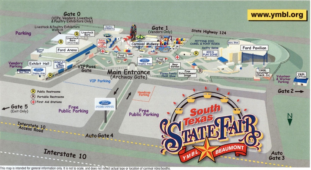 Texas State Fair Parking Map Printable Maps
