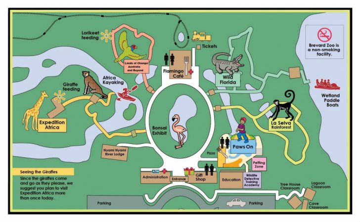 Central Florida Zoo Map