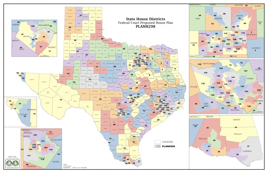 Federal Judges Propose Maps For Texas Legislative Races | The Texas - Texas District Map