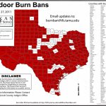 Fewer Counties Keeping Burn Bans In Place | Kut   Burn Ban Map Of Texas