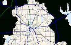 Fichier:dallas, Texas Road Map.svg — Wikipédia - Texas Road Map Free