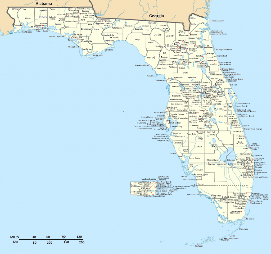 Fichier:florida Incorporated Municipalities — Wikipédia - Bristol Florida Map