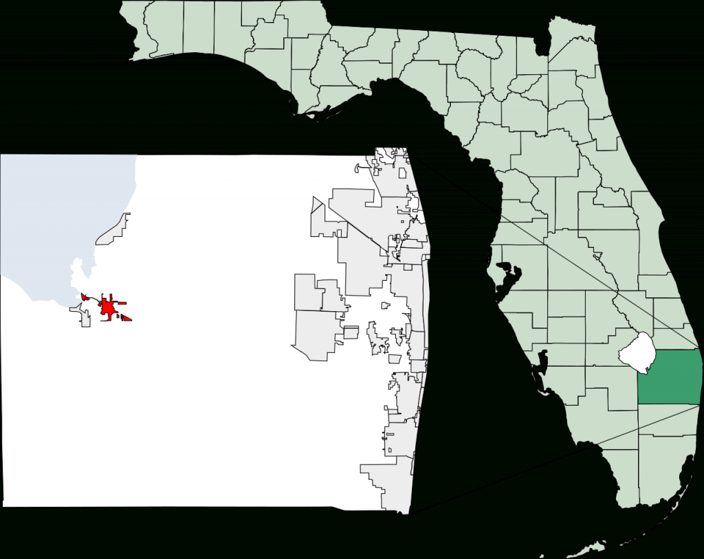 Fichier:map Of Florida Highlighting Belle Glade.svg — Wikipédia - Belle Glade Florida Map