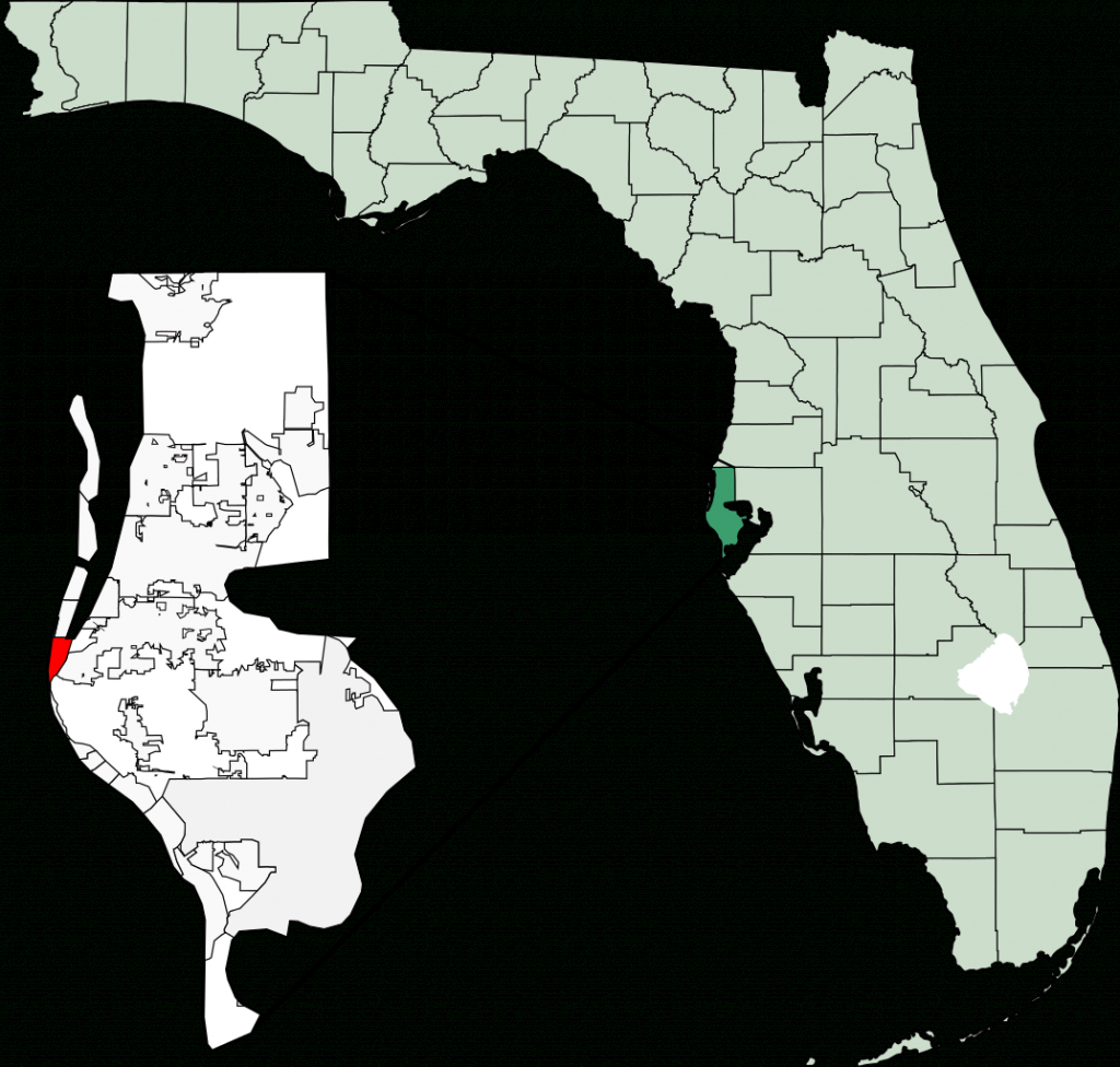 Fichier:map Of Florida Highlighting Indian Rocks Beach.svg — Wikipédia - Indian Beach Florida Map